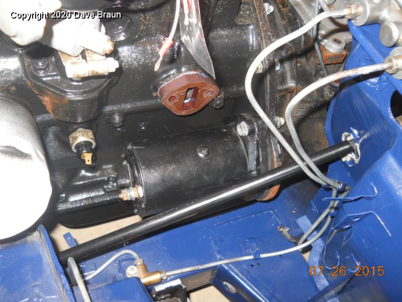 Spitfire1974/Restoration/Electrical/Starter/removed fuel pump to slide